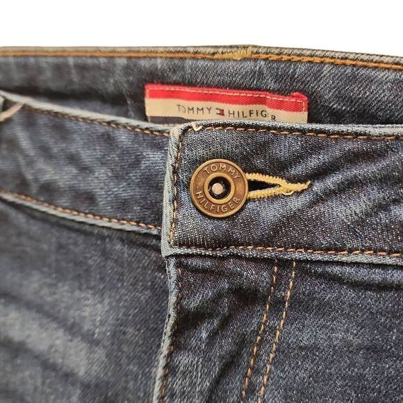 Tommy Hilfiger Women's Blue Five Pocket Style Curve Straight Jeans Size 10 - Picture 13 of 15